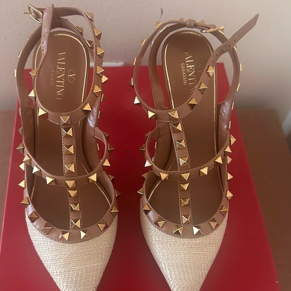 VALENTINO GARAVANI Raffia Pumps - Picture 11 of 14